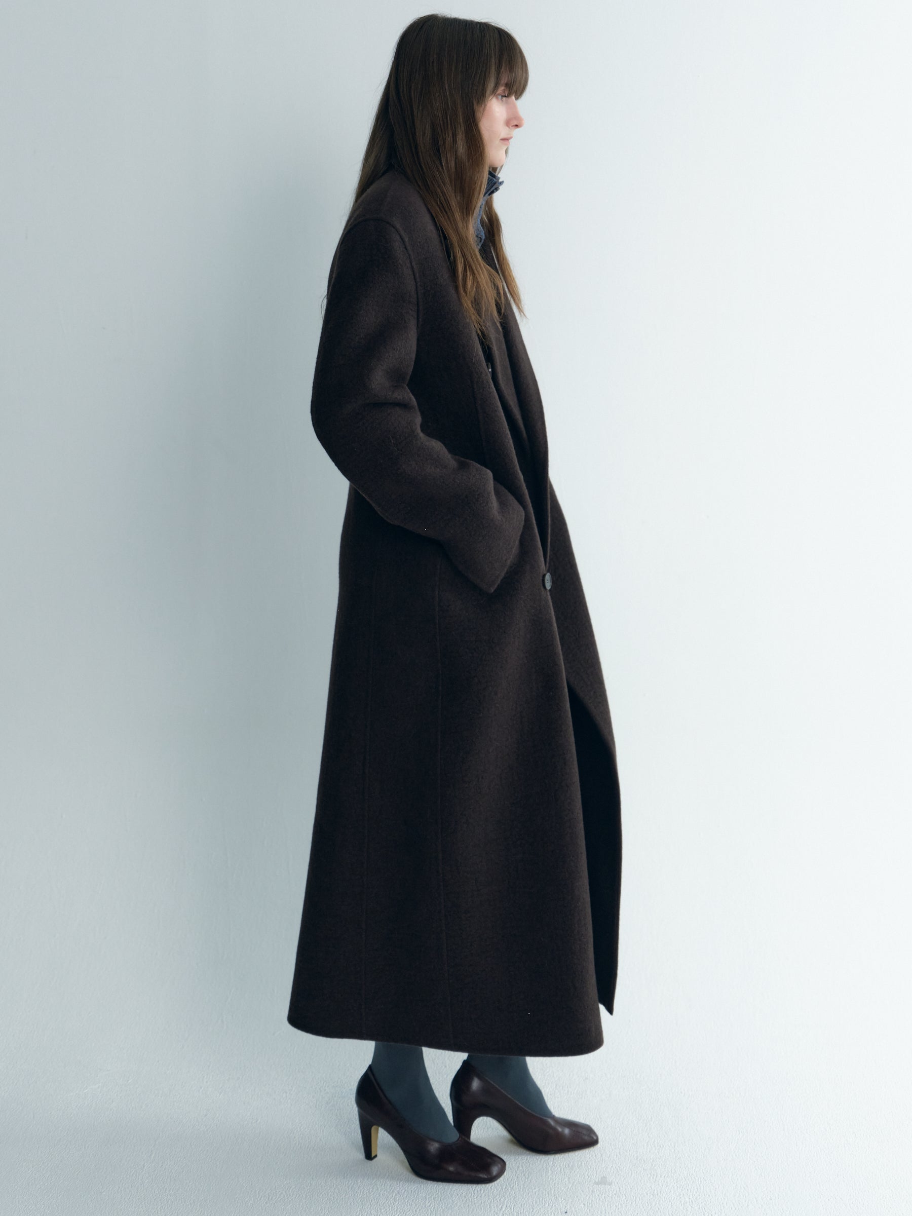 Double Breasted Cashmere Coat – Time