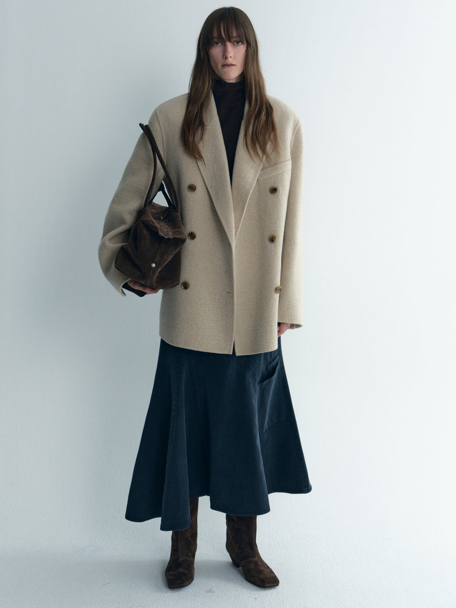 Cashmere Double Breasted Jacket