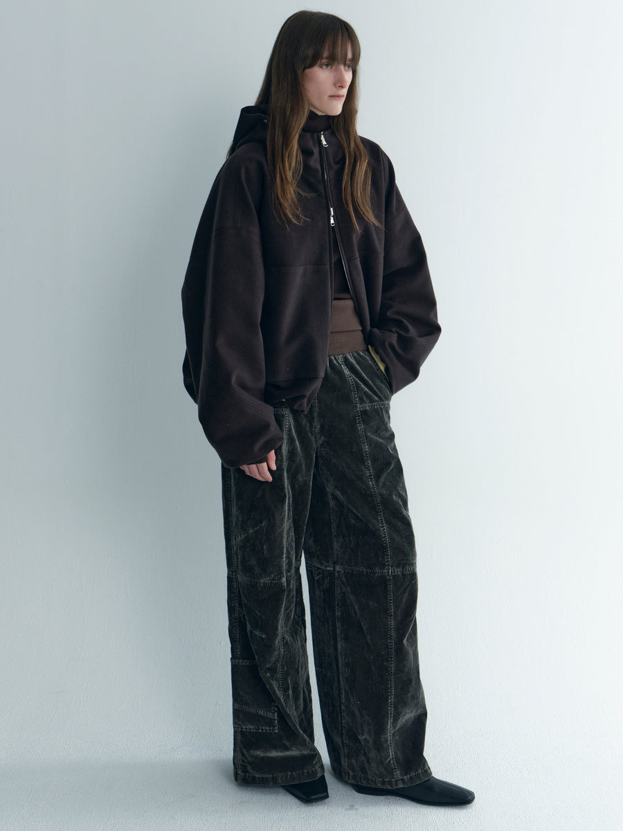 High Waisted Dyed Trousers