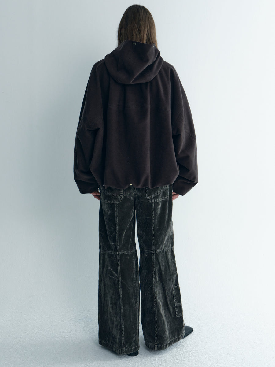 High Waisted Dyed Trousers