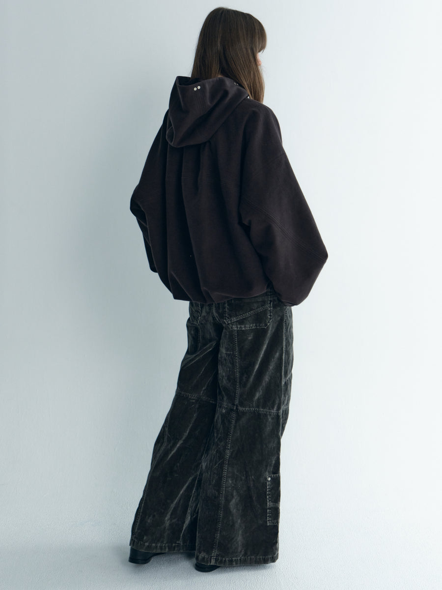 High Waisted Dyed Trousers
