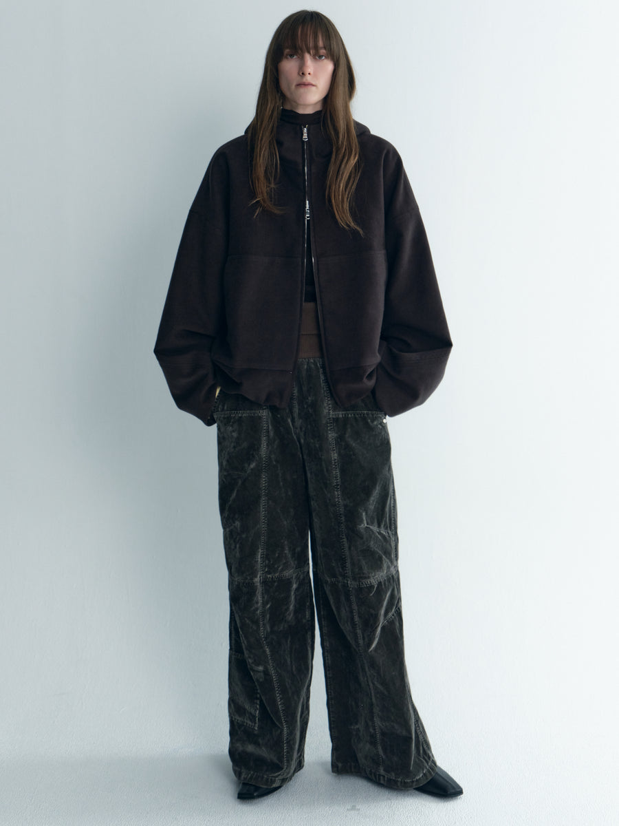 High Waisted Dyed Trousers