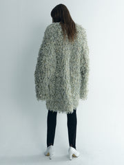 Frayed Oversize Knit Outer