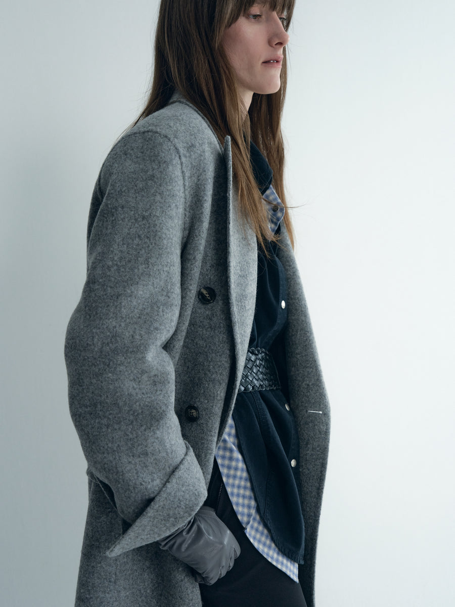 Double Breasted Wool Coat