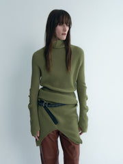 Cashmere Blend Wholegarment 2-Way Top