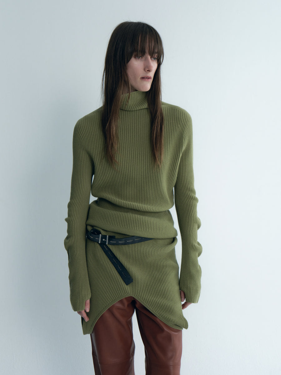 Cashmere Blend Wholegarment 2-Way Top