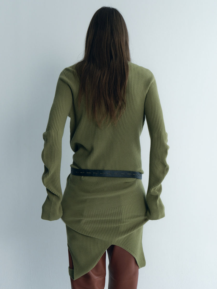 Cashmere Blend Wholegarment 2-Way Top