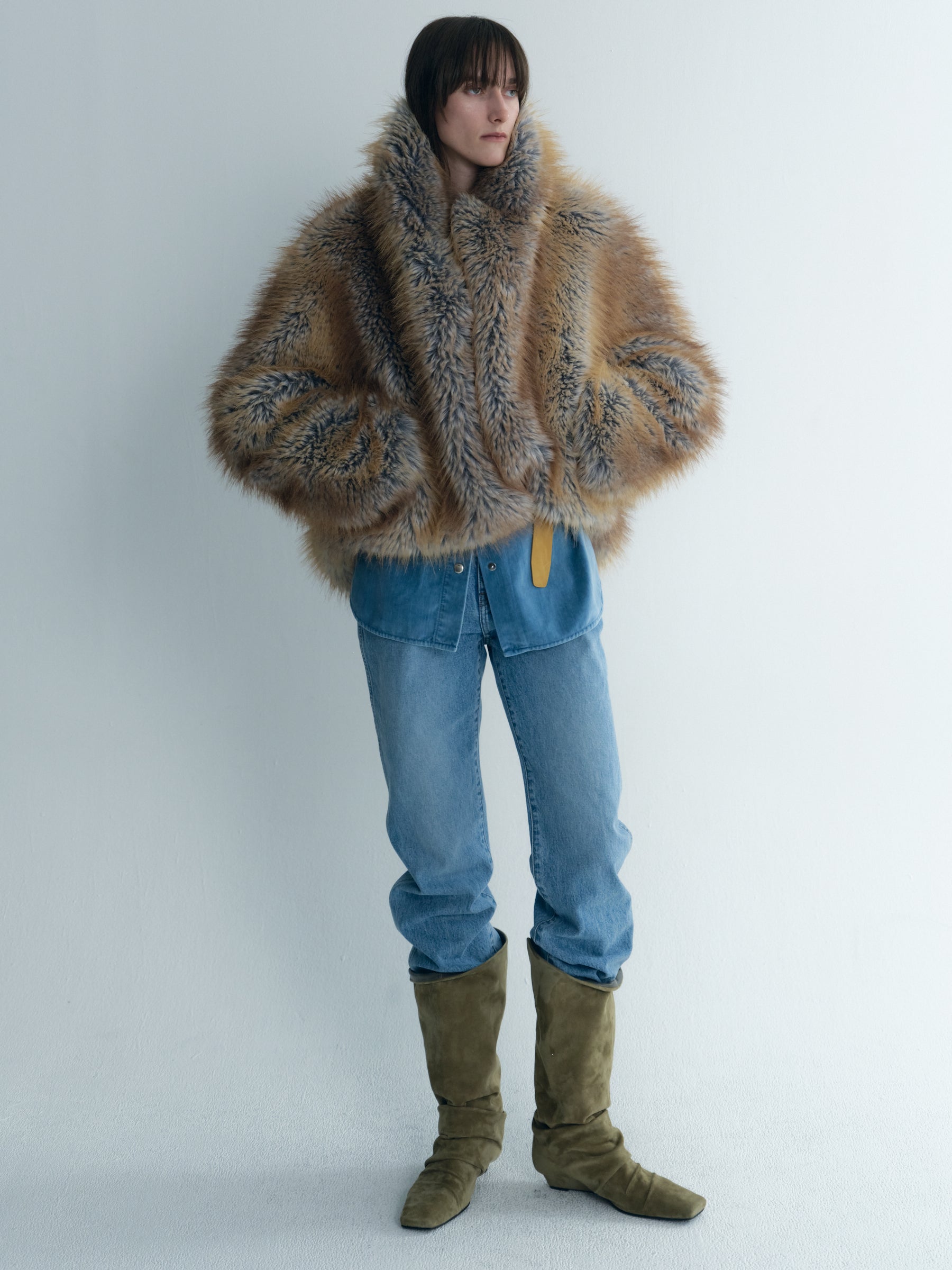 Reversible Faux Fur Jacket