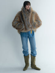 Reversible Faux Fur Jacket