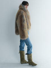 Reversible Faux Fur Jacket