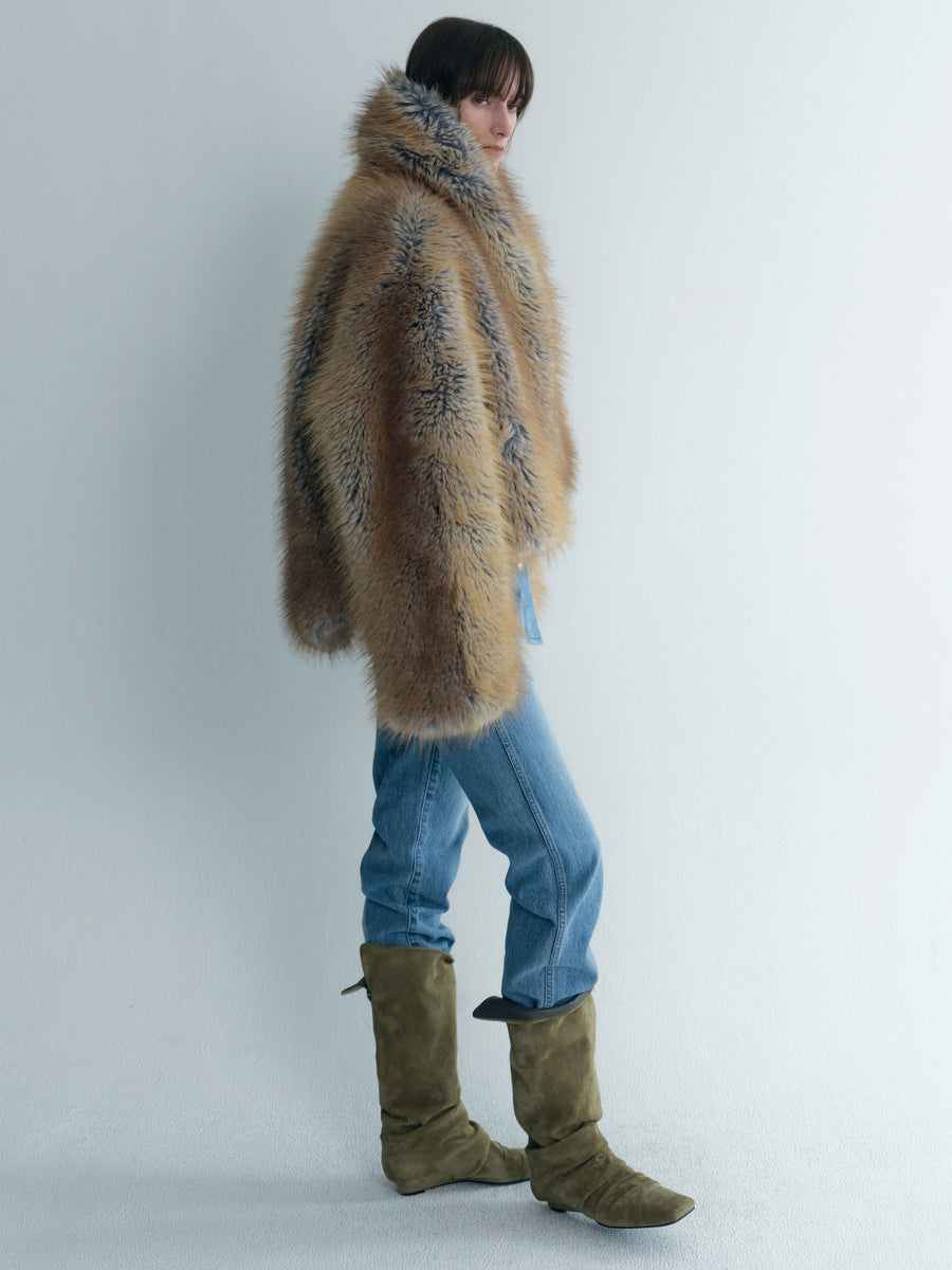 Reversible Faux Fur Jacket