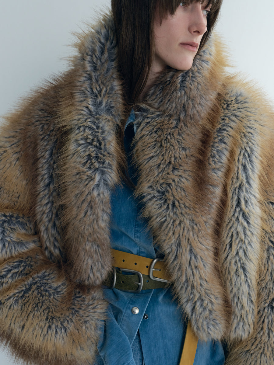 Reversible Faux Fur Jacket