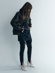Leateher Bomber Jacket