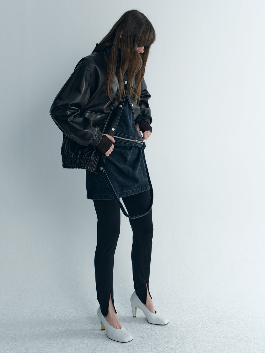 Leateher Bomber Jacket