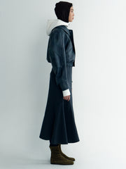 Asymmertric Denim Skirt