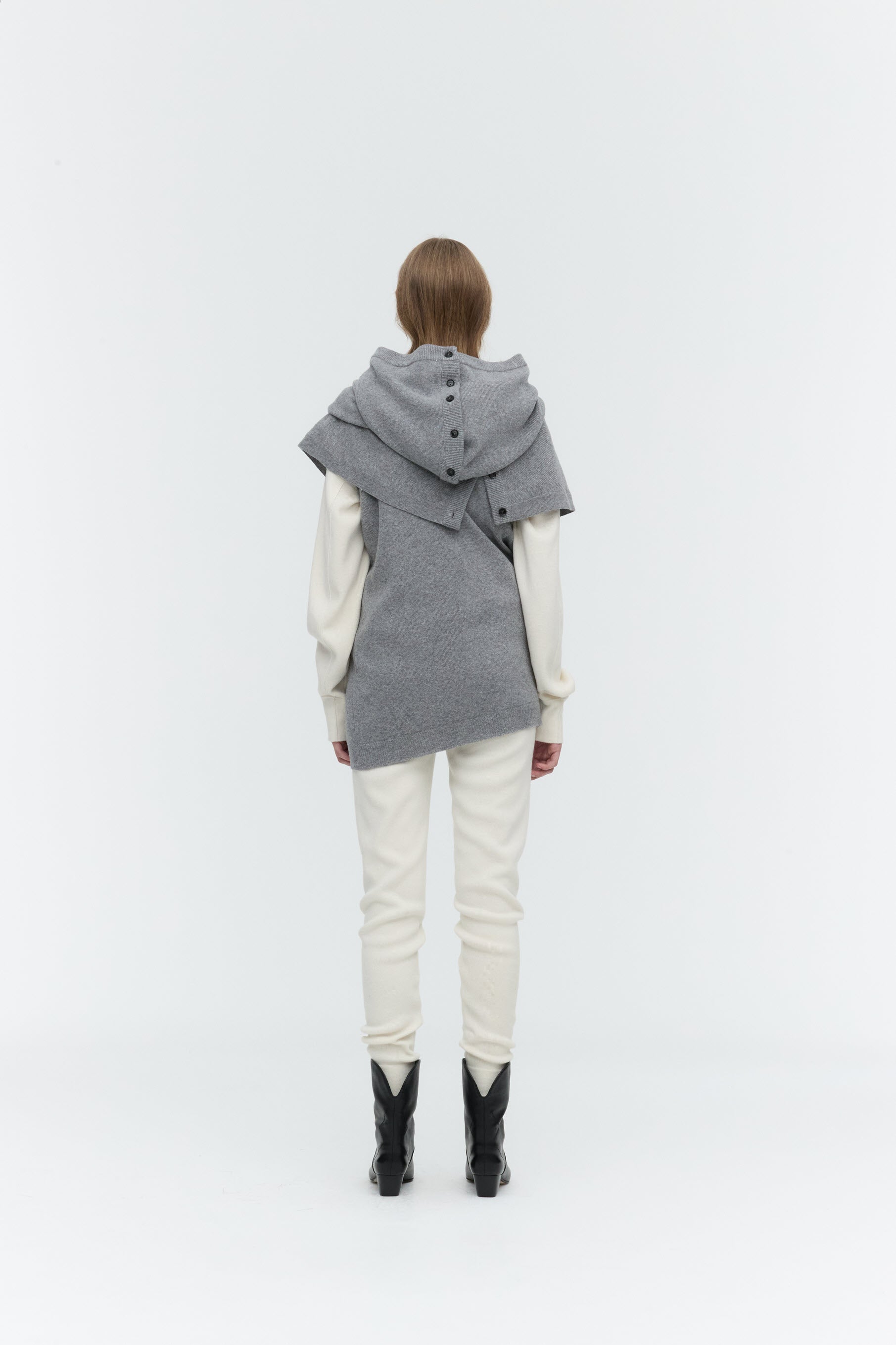 Cashmere Blend Knit Balaclava