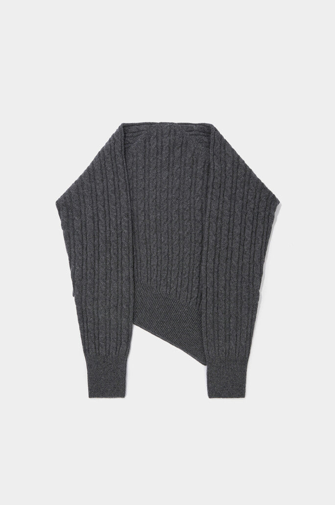 Cable Knit Shawl