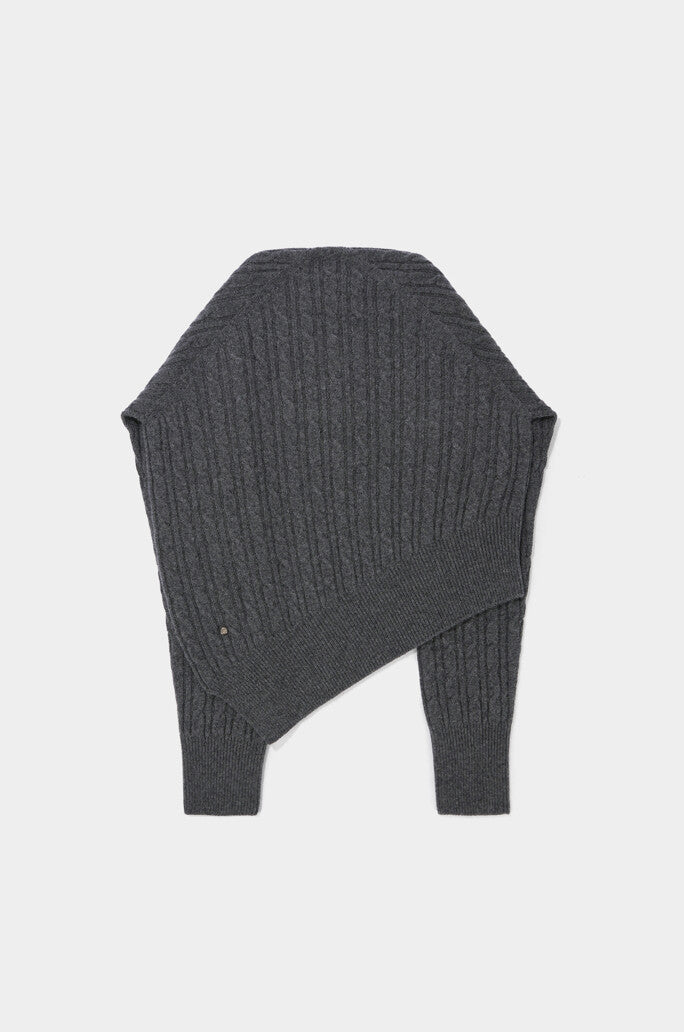 Cable Knit Shawl