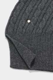 Cable Knit Shawl
