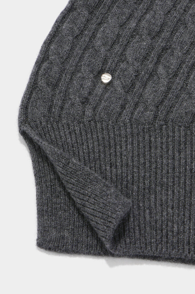 Cable Knit Shawl