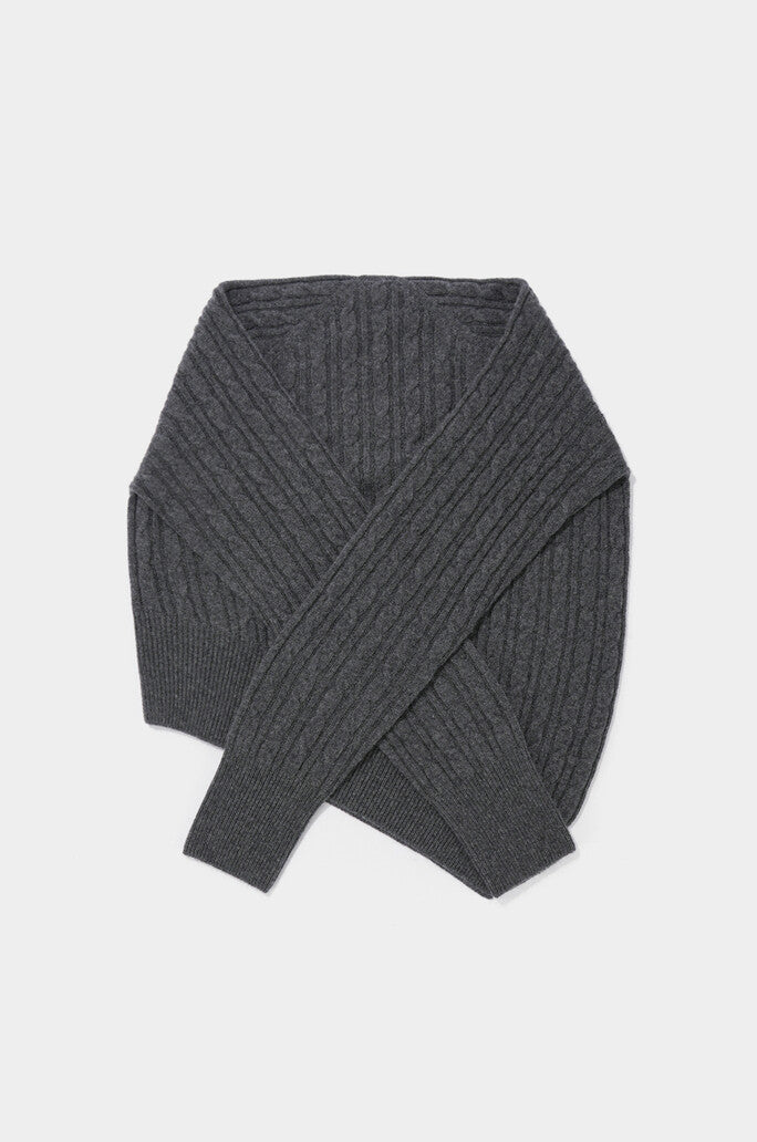Cable Knit Shawl