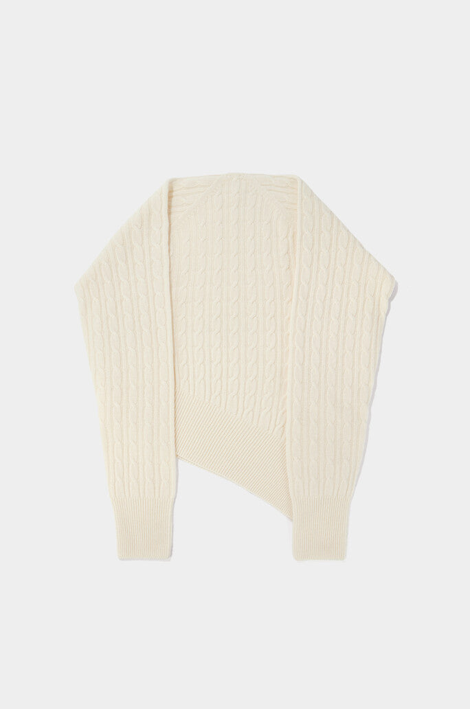 Cable Knit Shawl