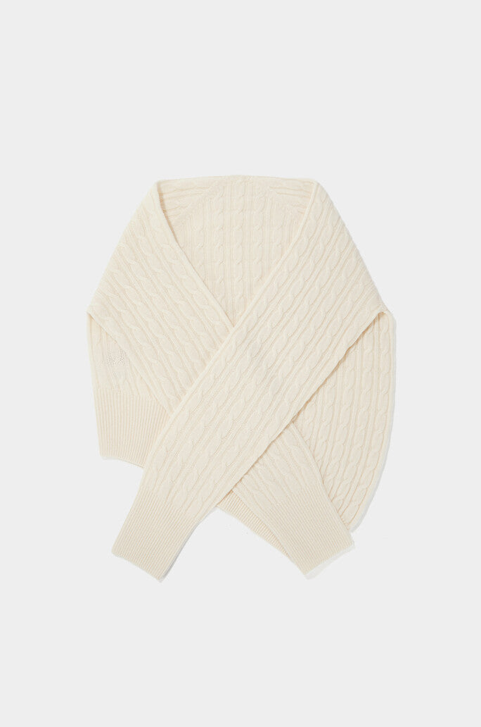 Cable Knit Shawl