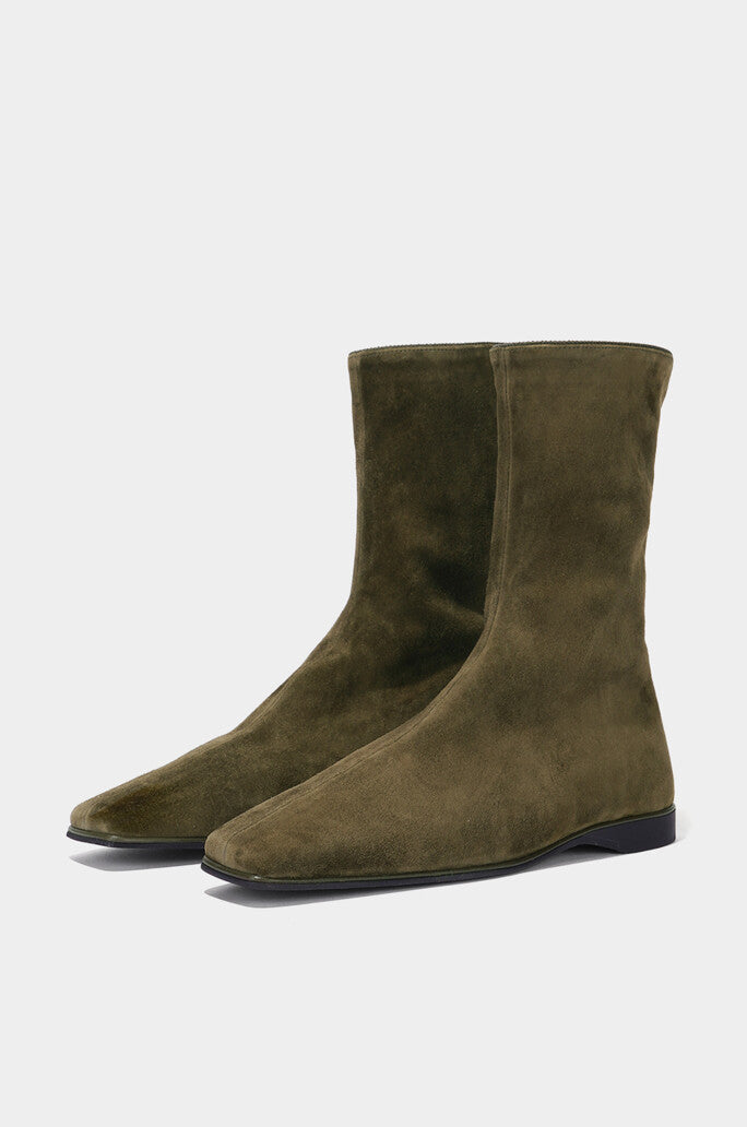 Swede Span Ankle Boots