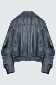 Leather Bomber Jacket