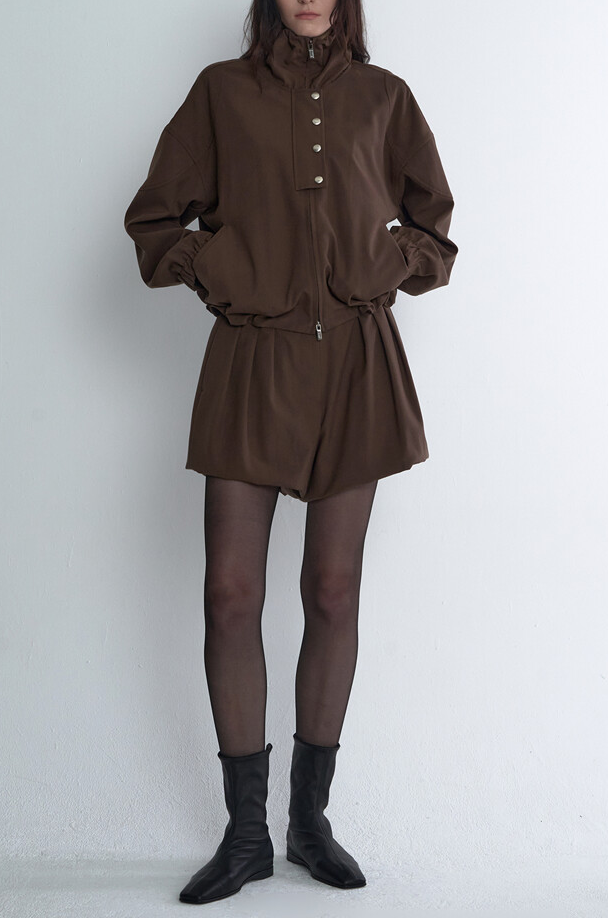 High Waist Voluminous Shorts