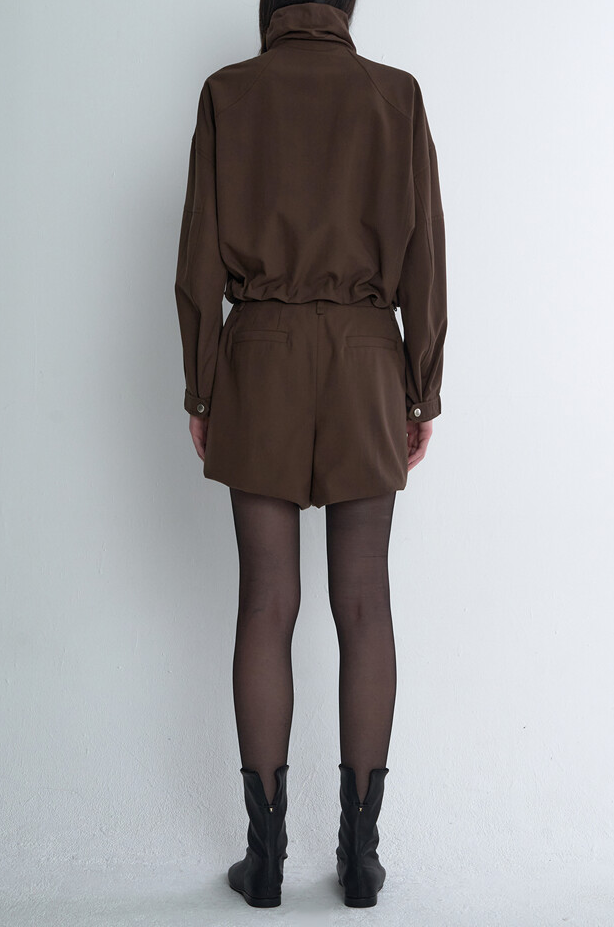 High Waist Voluminous Shorts