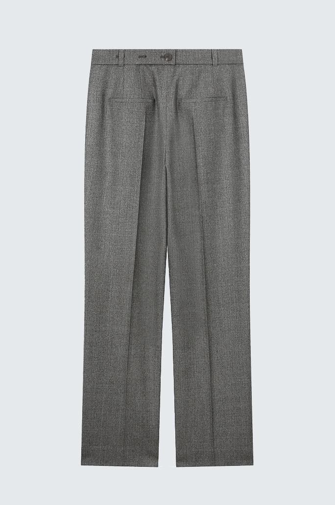 Classic Wool Straight Pants