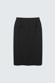 Coded Pencil Skirt
