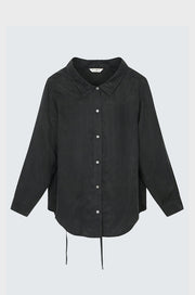 Strap Box Pleats Shirt