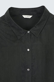 Strap Box Pleats Shirt