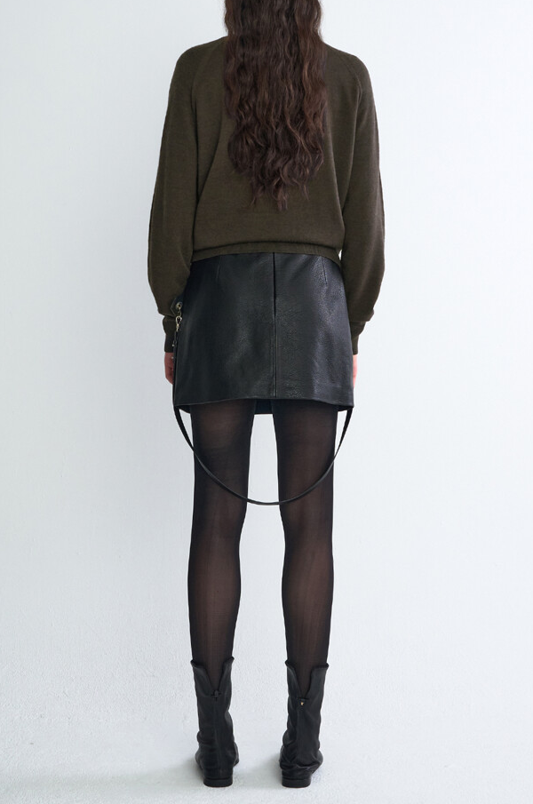 Cashmere Blend Wholegarment Knit Outer
