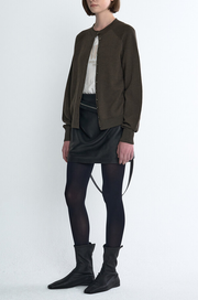 Cashmere Blend Wholegarment Knit Outer