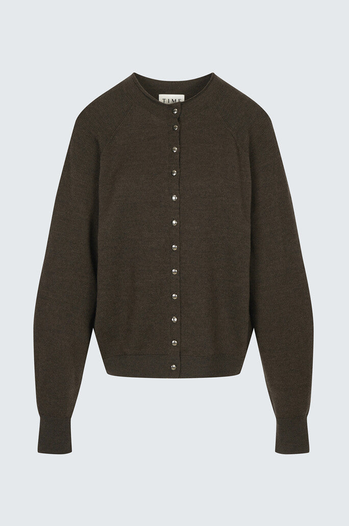 Cashmere Blend Wholegarment Knit Outer