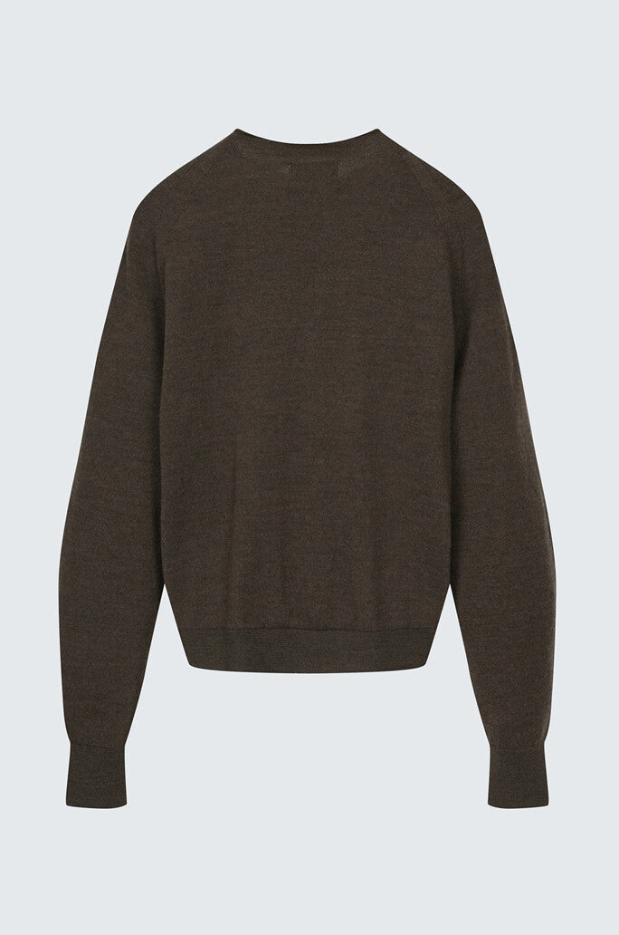 Cashmere Blend Wholegarment Knit Outer