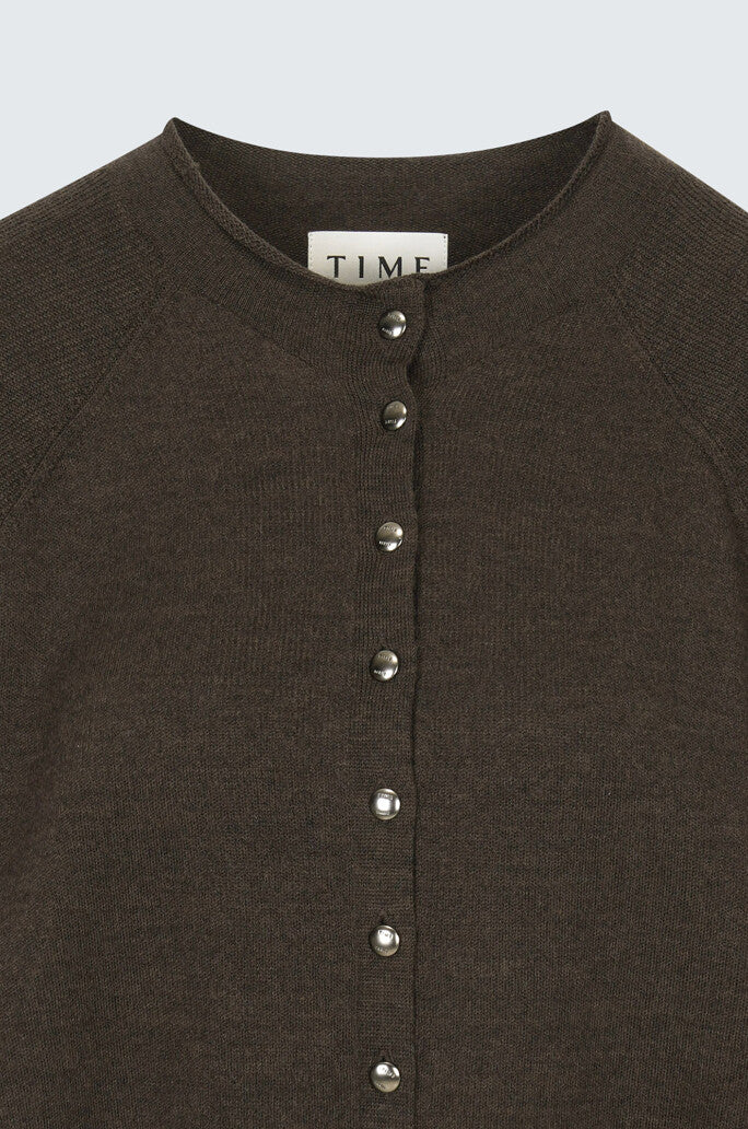 Cashmere Blend Wholegarment Knit Outer