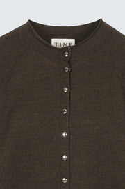 Cashmere Blend Wholegarment Knit Outer