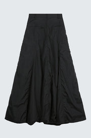 Shirring Detailed Long Skirt