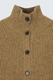 Wool Crop Knit Cardigan