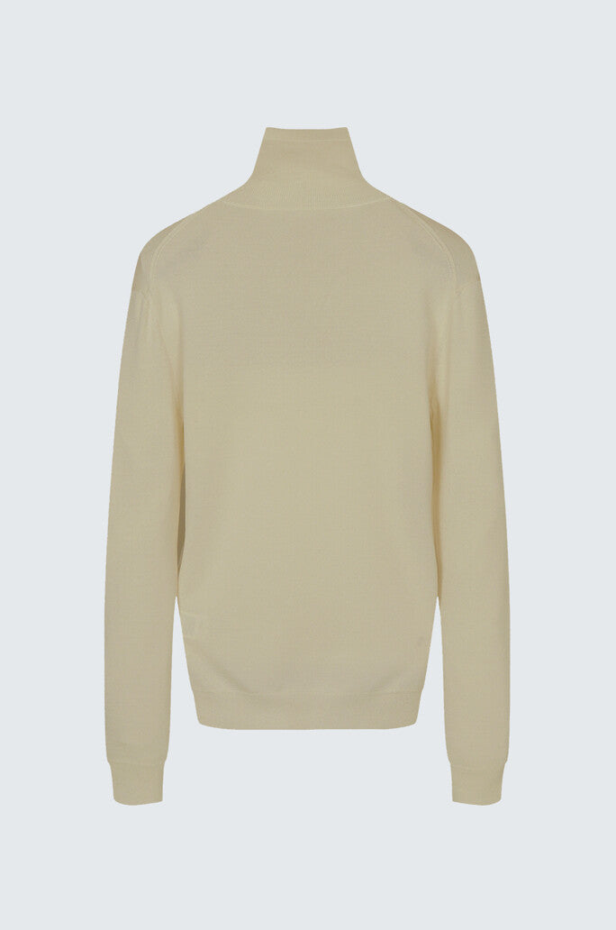Viscose High-Neck Knit Top