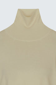 Viscose High-Neck Knit Top