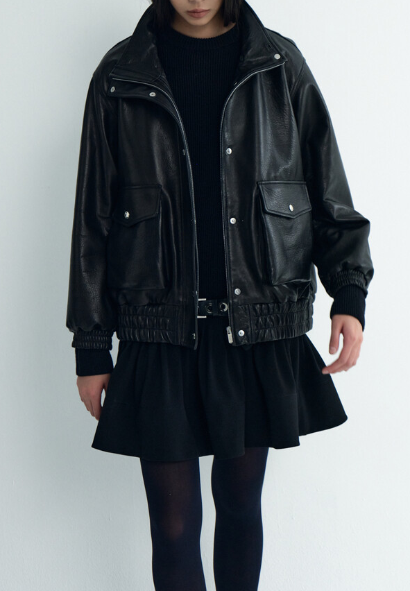 Leateher Bomber Jacket