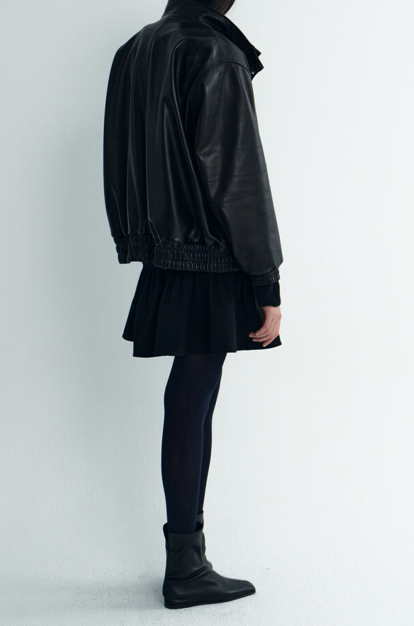 Leateher Bomber Jacket