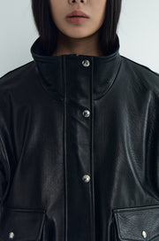 Leateher Bomber Jacket