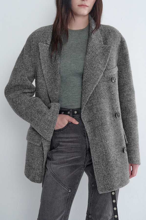 Double Breasted Wool Jacket