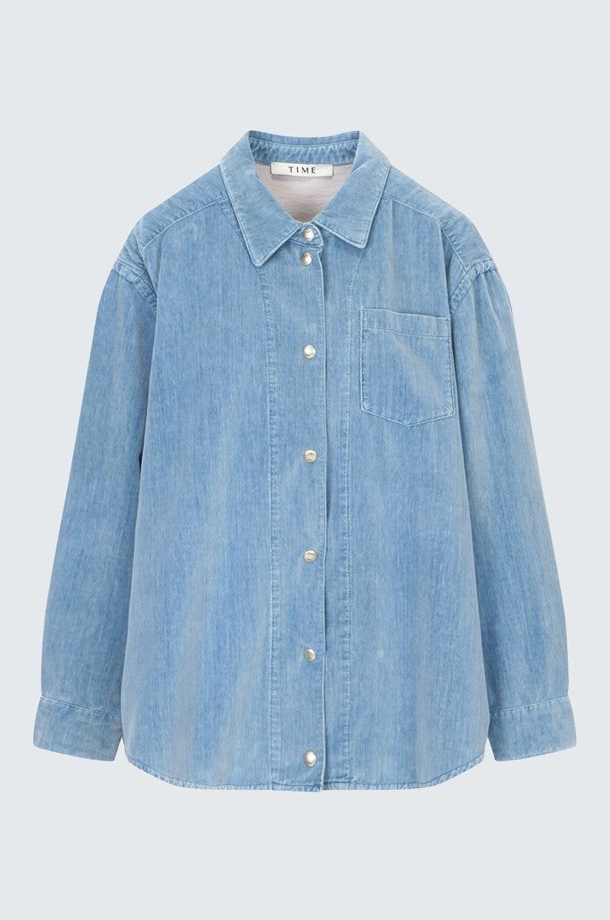 Washed Denim Shirt Outer